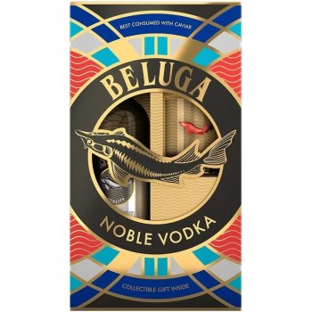 Beluga Noble Rocks 40% 0,7 l (dárkové balení 1 sklenice)