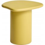 Kave Home Žlutý cementový zahradní stolek Macarella 48 x 47 cm – Hledejceny.cz