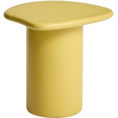 Kave Home Žlutý cementový zahradní stolek Macarella 48 x 47 cm – Hledejceny.cz