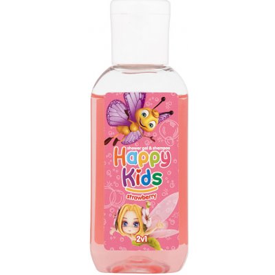 Happy kids sprchový gel 2v1 dívčí 50 ml