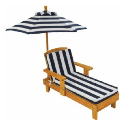 KidKraft 00105 dětské lehátko se slunečníkem navy – Zbozi.Blesk.cz