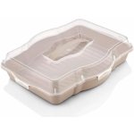 BANQUET Podnos plastový s víkem TASTY 44,5x34x10 cm – Zboží Dáma