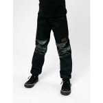 Drexiss Dětské softshellové kalhoty bez zateplení black army – Sleviste.cz