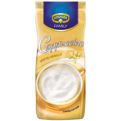 Krüger Cappuccino White Vanilla 0,5 kg – Zbozi.Blesk.cz