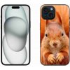 Pouzdro a kryt na mobilní telefon Apple mmCase Gelové iPhone 15 - veverka