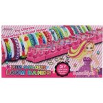 Udělej si náramek Gumičky LOOM BANDS 300ks tkalcovský stav s doplňky 181562 – Zboží Dáma