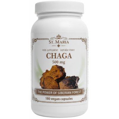 ST.MARIA Chaga 500 mg Čaga sibiřská 180 kapslí – Hledejceny.cz