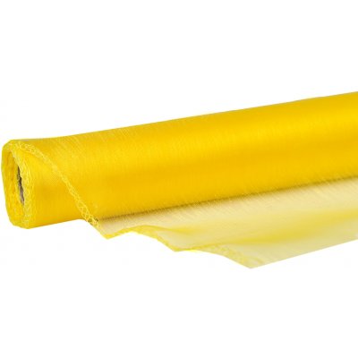 Organza uni 29,5cm x 10m ŽLUTÁ – Sleviste.cz