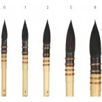 ACADEMY - štětec umělecký na akvarel squirrel kulatý č.4 – Zboží Mobilmania