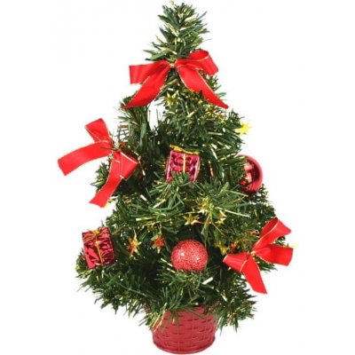 Dommio Stromeček zdobený červený 30 cm – Hledejceny.cz