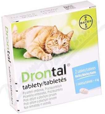 Drontal Cat tablety 2 tbl od 142 Kč - Heureka.cz
