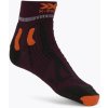 X-Socks pánské trailové ponožky Trail Run Energy vínovo-oranžové