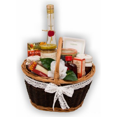 Svatební dárkový košík – Sleviste.cz