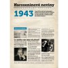 Přání Narozeninové noviny 1943 s vlastním textem a fotografií S fotografií