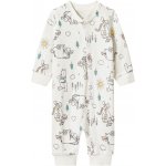 Dětský overal na spaní s BIO bavlnou bílá – Zboží Dáma