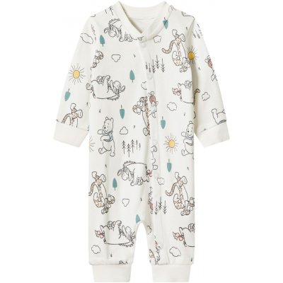 Dětský overal na spaní s BIO bavlnou bílá – Zboží Dáma