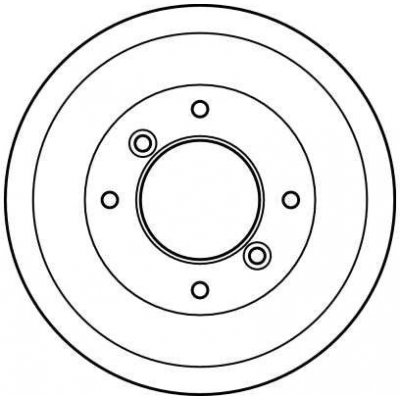 Brzdový buben TRW DB4056 - AUSTIN (ROVER) INNOCENTI, MINI MK I – Zbozi.Blesk.cz