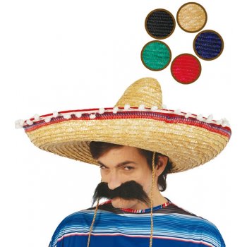 Mexický klobouk s pompony