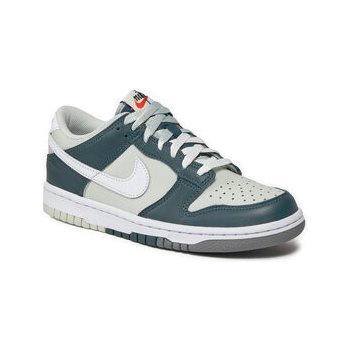 Nike Dunk Low (GS) FB9109 300 Deep Jungle/White/Light Silver