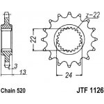 JT Sprockets JTF 1126-16 – Sleviste.cz