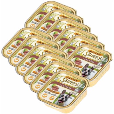 Vanička Mister STUZZY Dog – kachna 12 x 150 g – Zboží Mobilmania