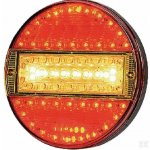 KRAMP Zadní LED světlo 12/24 V - nákladní auto, traktor, vlek, multifunkční, kulaté Ø 140 mm, – Hledejceny.cz