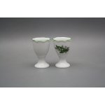Bohemia porcelán 1987 kalíšek na vejce rokoko konvalinky zl – Zboží Dáma