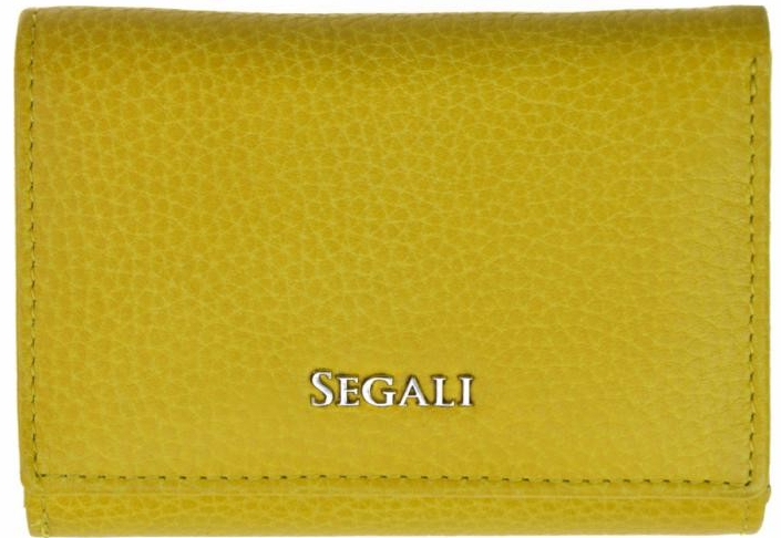 Segali Dámská kožená peněženka 7106 B žlutá