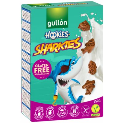 Gullón Sharkies Kakaové sušenky bez lepku 250 g – Sleviste.cz