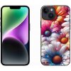 Pouzdro a kryt na mobilní telefon Apple mmCase Gelové iPhone 14 - barevné kopretiny