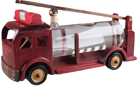 Detesk Švestka 40% 0,5 l (dárkové balení hasičské auto s cisternou)