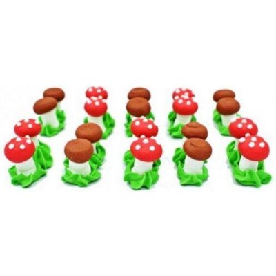 Cukrová figurka houby 20ks K Decor – Zboží Mobilmania