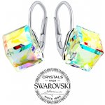 Swarovski Crystal SILVEGO kostky s AB krystalem Swarovski VSW042E – Hledejceny.cz