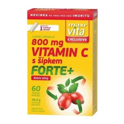 Maxi Vita Exclusive Vitamin C 800 mg Forte+ 60 tablet – Hledejceny.cz
