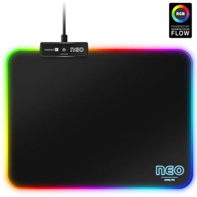 CONNECT IT NEO RGB podsvícená podložka pod myš, vel. S (320 × 245 mm) USB (CMP-3100-SM) – Zbozi.Blesk.cz