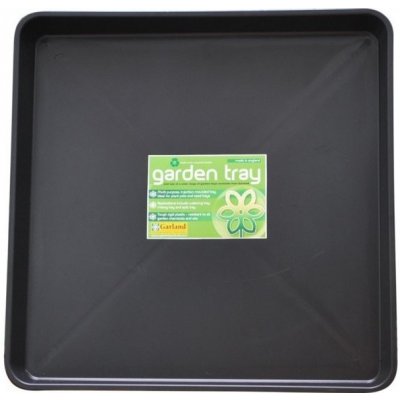 Garland podmiska plast Square Garden Tray Black 60 x 60 x 7 cm – HobbyKompas.cz