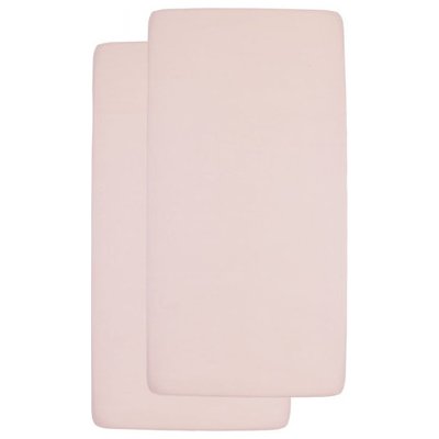 Meyco Prostěradlo Jersey Fitted Sheet 2 ks Soft Pink 60x120 – Hledejceny.cz