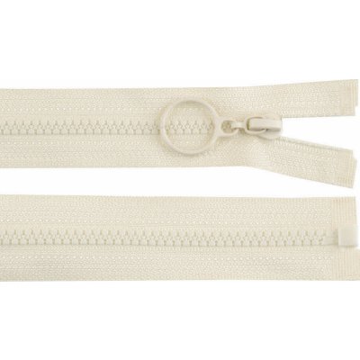 Kostěný zip No 3 délka 70 cm s kroužkem, malé, 306 béžová nejsv. – Hledejceny.cz