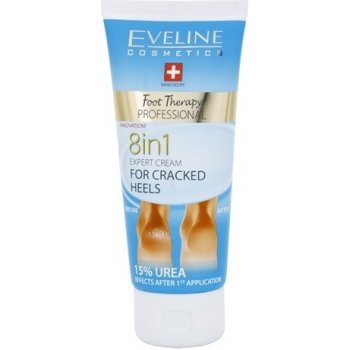 Eveline Cosmetics Foot Therapy krém na rozpraskané paty 8 v 1 100 ml