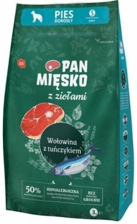 Pan Mięsko s bylinkami- Chipsy s hovězím masem a tuňákem S 3 kg
