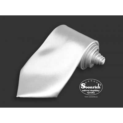 Soonrich kravata bílá kjs001 – Zboží Dáma
