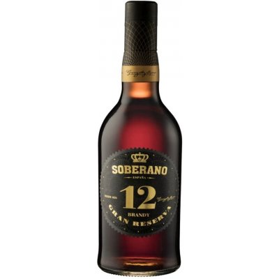 Soberano Brandy Gran Reserva 12y 38% 0,7 l (holá láhev) – Zboží Dáma