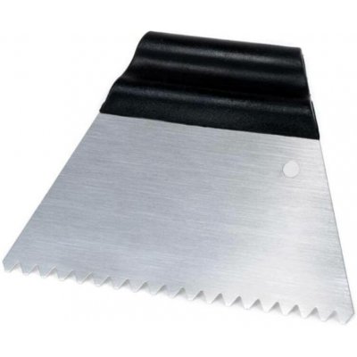 Stěrka nerez na lepidla, zuby, 6 mm, 180 mm, trojúhelník – Zboží Mobilmania