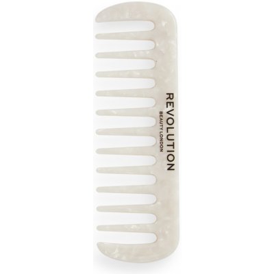 Revolution Haircare Natural Curl Wide Tooth Comb hřeben pro vlnité a kudrnaté vlasy White – Zboží Mobilmania