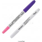 Mizící fix na textil růžová + fialová a zmizík TEXI 4081 – Sleviste.cz