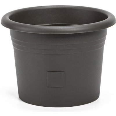 Plastia Samozavlažovací květináč Narza 25 cm antracit – Sleviste.cz