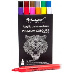 Artmagico akrylový popisovač 2 mm 12 ks 80098