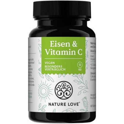 Nature Love Železo 40 mg + Vitamin C 40 mg 60 tablet – Hledejceny.cz