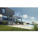 Biohort B449320 3,5x3 tmavě šedá/stříbrné lamely – Hledejceny.cz
