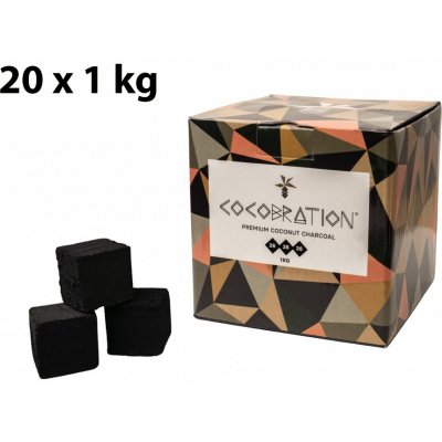 Cocobration kokosové uhlíky 20 kg – Zboží Dáma